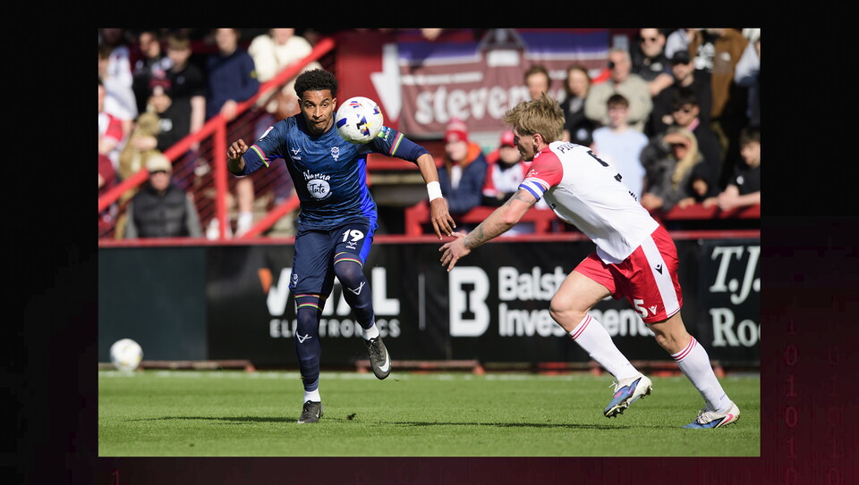 A match action photo from City’s 2-2 draw at Stevenage