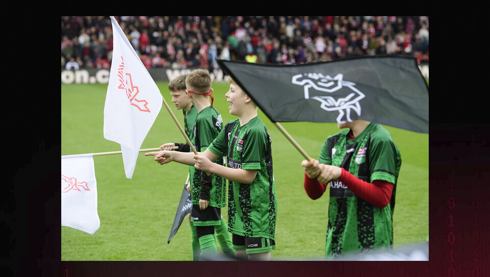 A matchday experience photo from City’s win over AFC Wimbledon