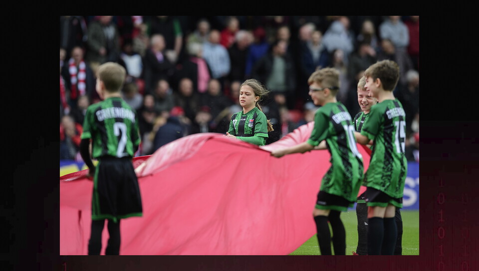A matchday experience photo from City’s win over AFC Wimbledon