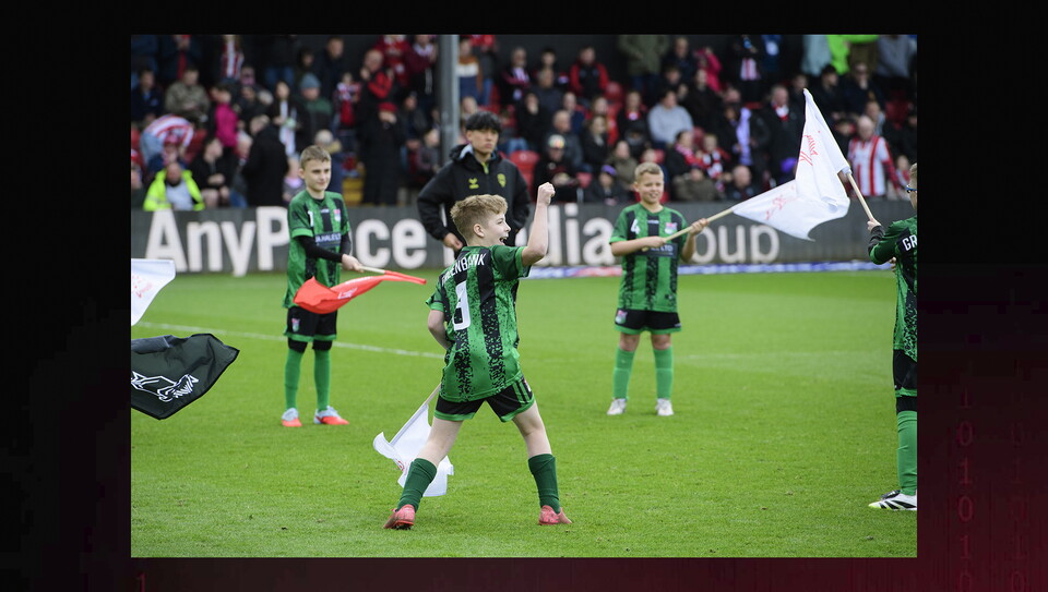 A matchday experience photo from City’s win over AFC Wimbledon