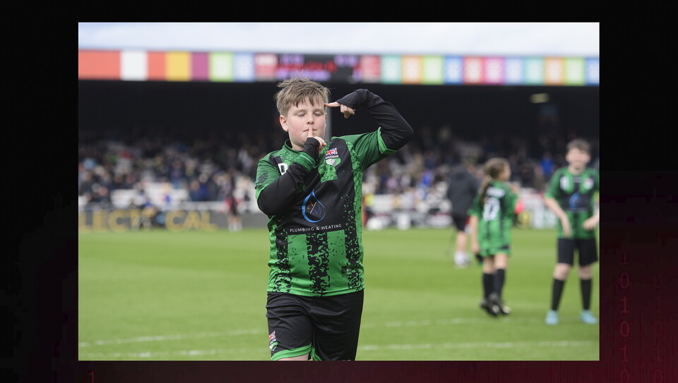 A matchday experience photo from City’s win over AFC Wimbledon