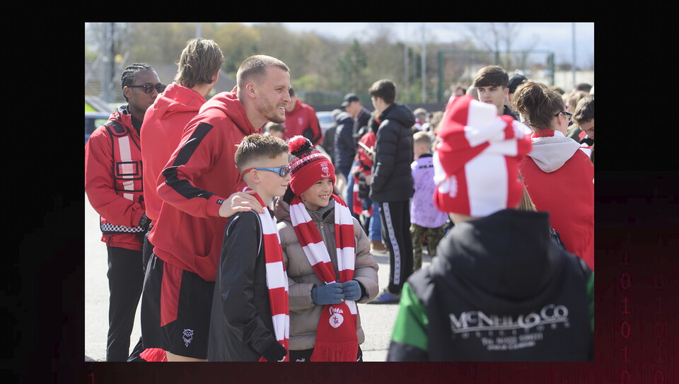 A fans photo from City’s 1-0 home win over AFC Wimbledon