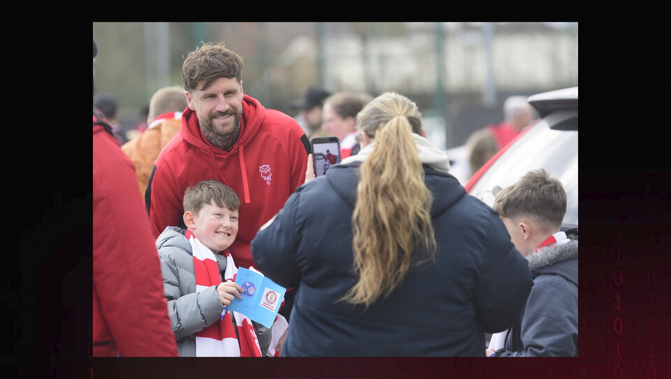 A fans photo from City’s 1-0 home win over AFC Wimbledon