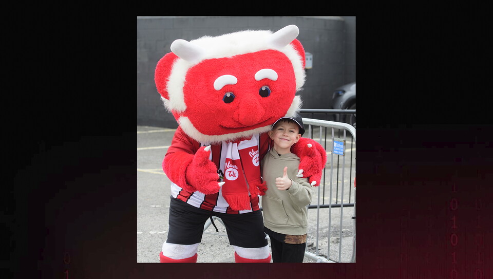 A fans photo from City’s 1-0 home win over AFC Wimbledon
