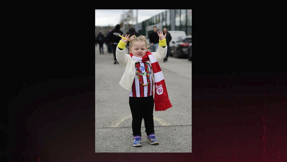 A fans photo from City’s 1-0 home win over AFC Wimbledon