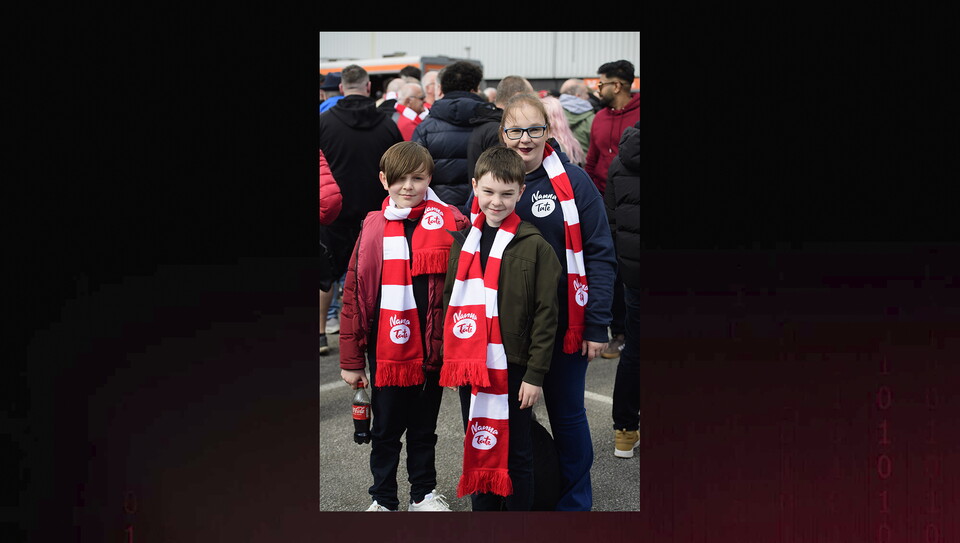 A fans photo from City’s 1-0 home win over AFC Wimbledon