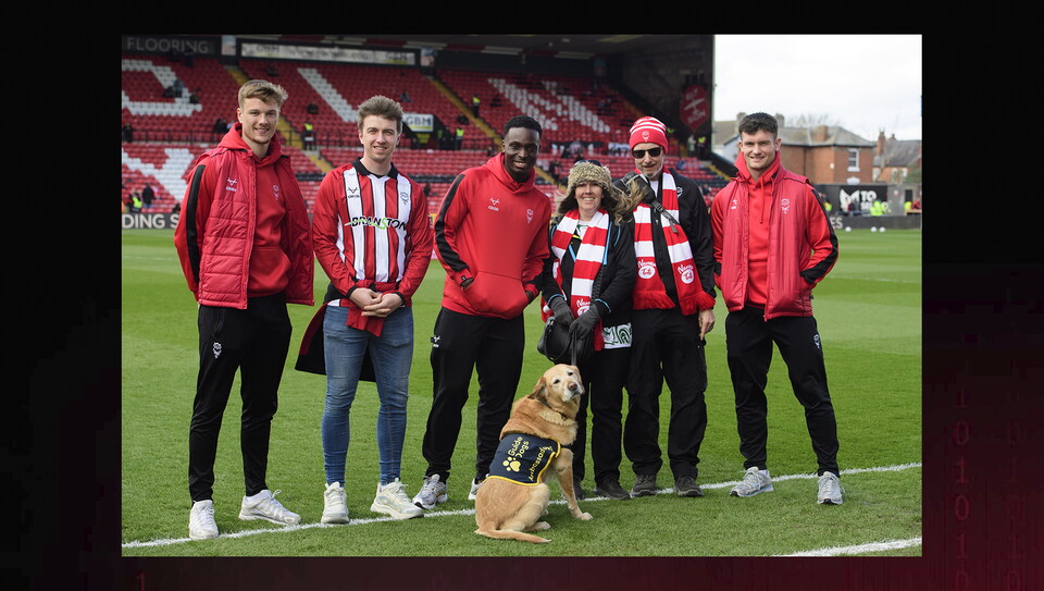 A fans photo from City’s 1-0 home win over AFC Wimbledon