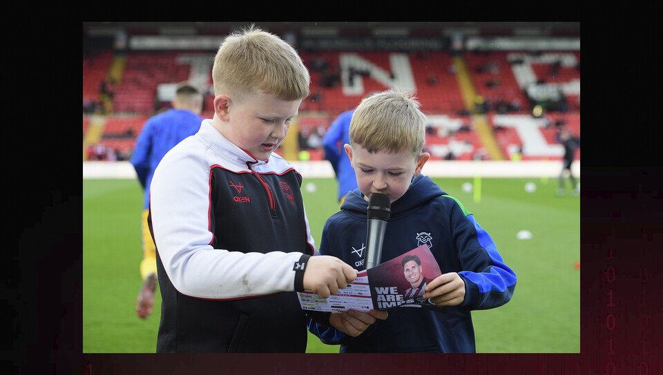 A fans photo from City’s 1-0 home win over AFC Wimbledon