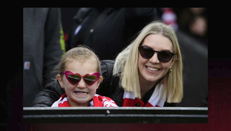 A fans photo from City’s 1-0 home win over AFC Wimbledon