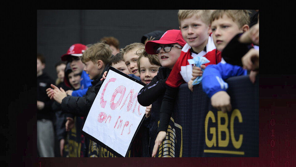 A fans photo from City’s 1-0 home win over AFC Wimbledon