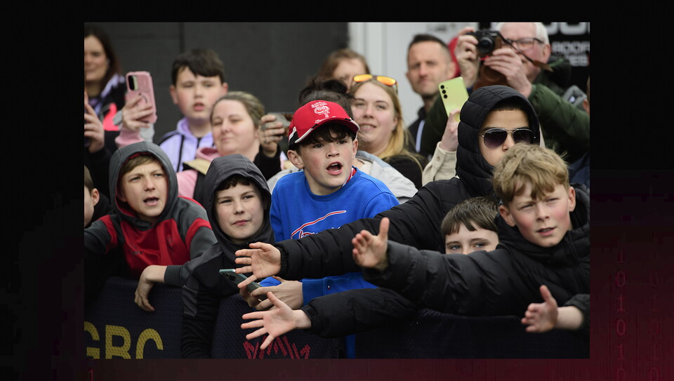 A fans photo from City’s 1-0 home win over AFC Wimbledon