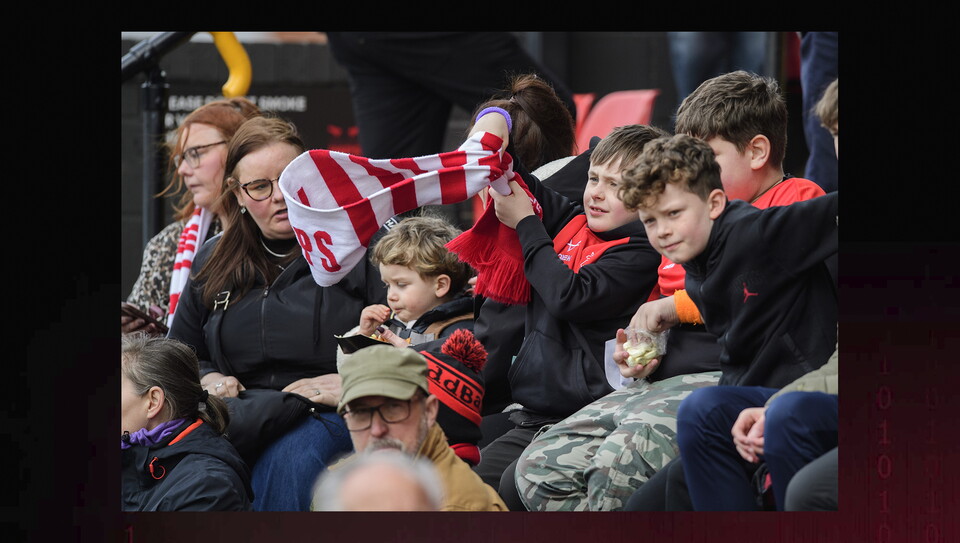 A fans photo from City’s 1-0 home win over AFC Wimbledon
