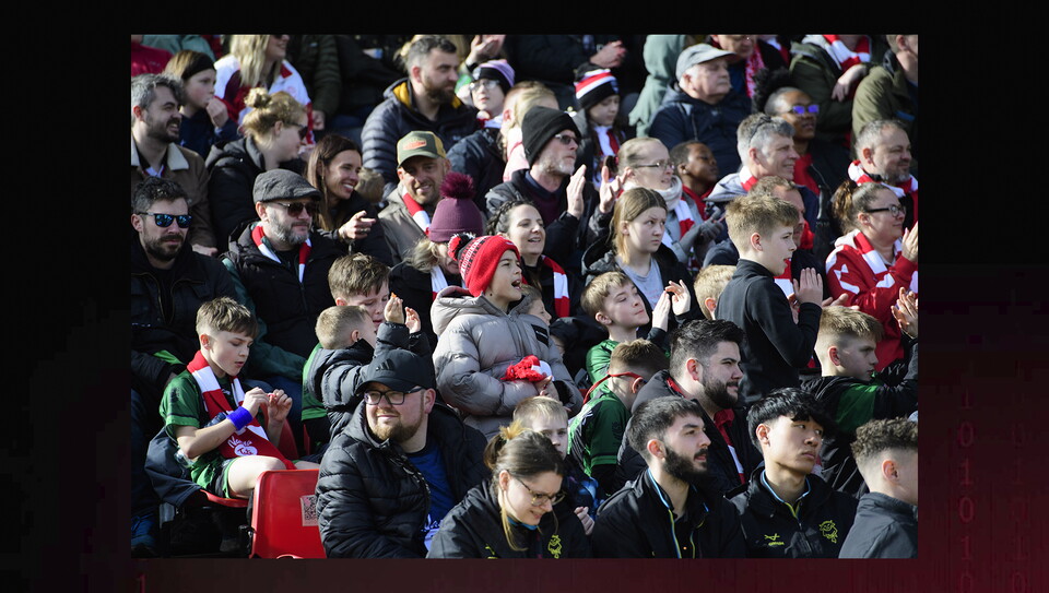 A fans photo from City’s 1-0 home win over AFC Wimbledon