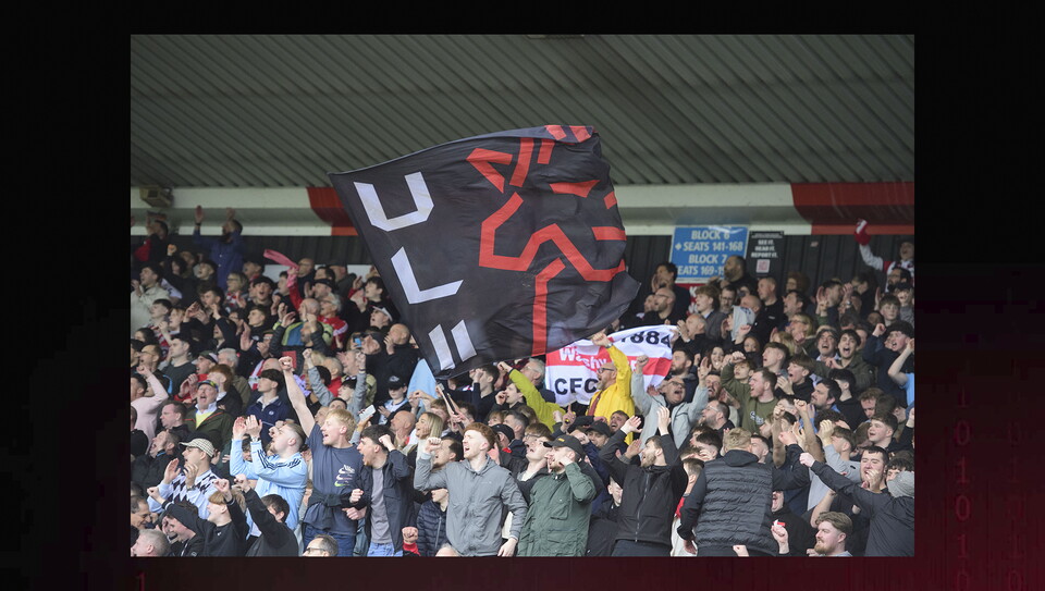 A fans photo from City’s 1-0 home win over AFC Wimbledon
