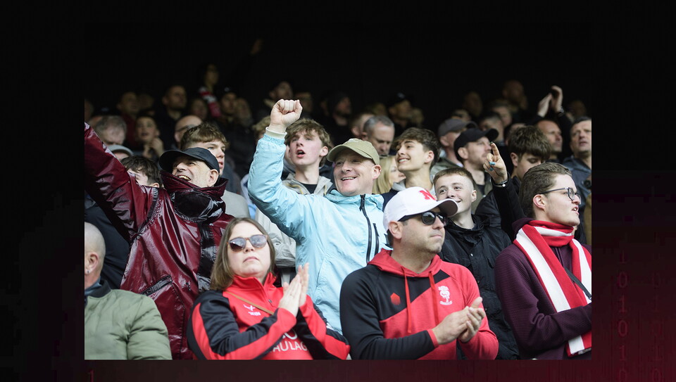 A fans photo from City’s 1-0 home win over AFC Wimbledon