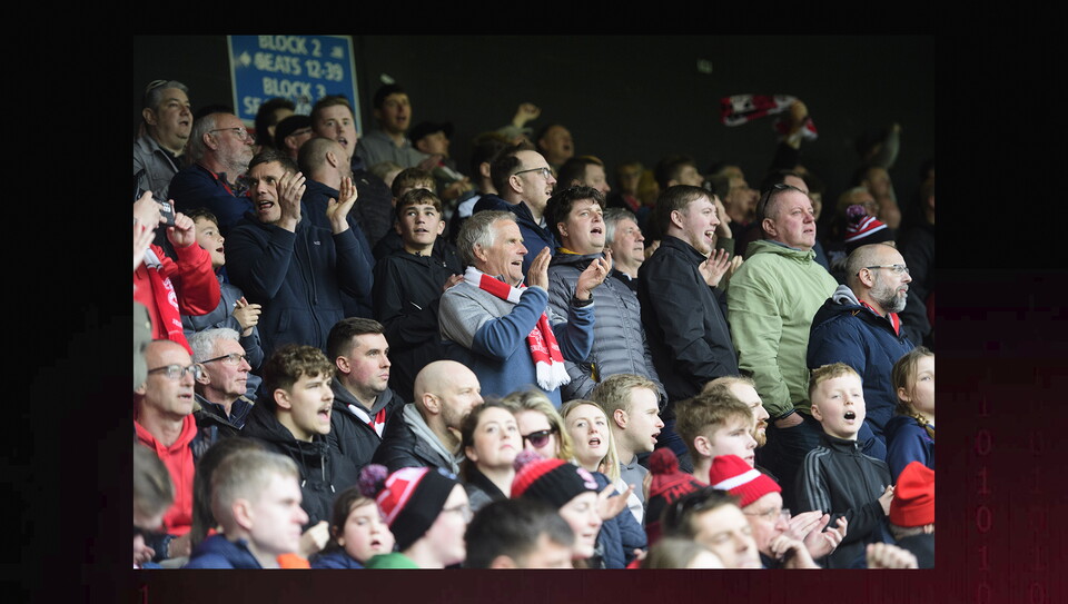 A fans photo from City’s 1-0 home win over AFC Wimbledon