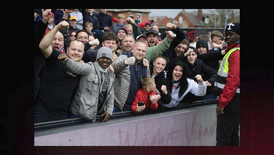 A fans photo from City’s 1-0 home win over AFC Wimbledon