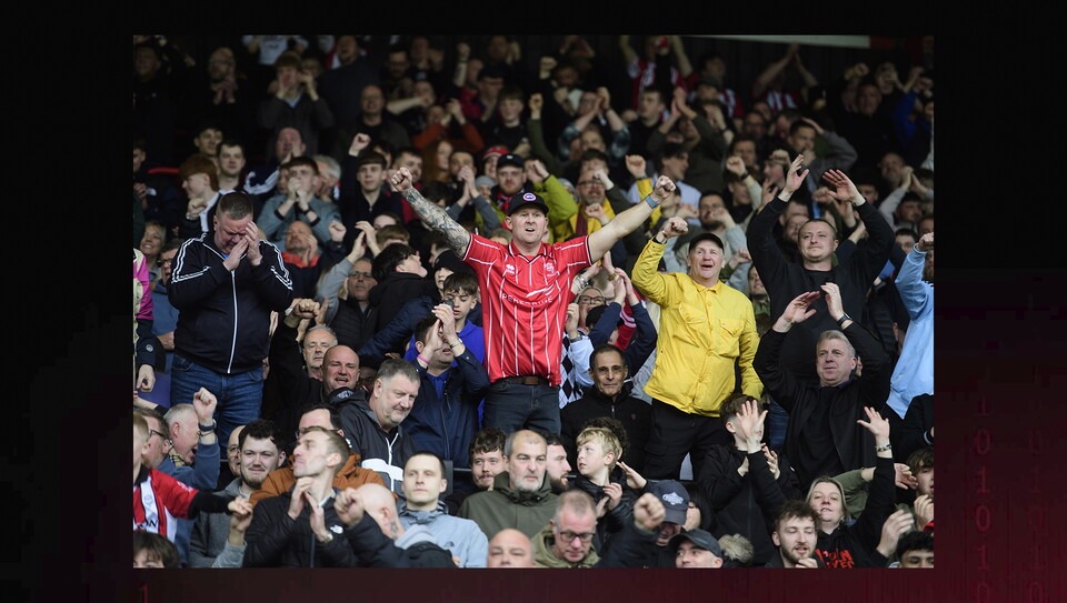A fans photo from City’s 1-0 home win over AFC Wimbledon