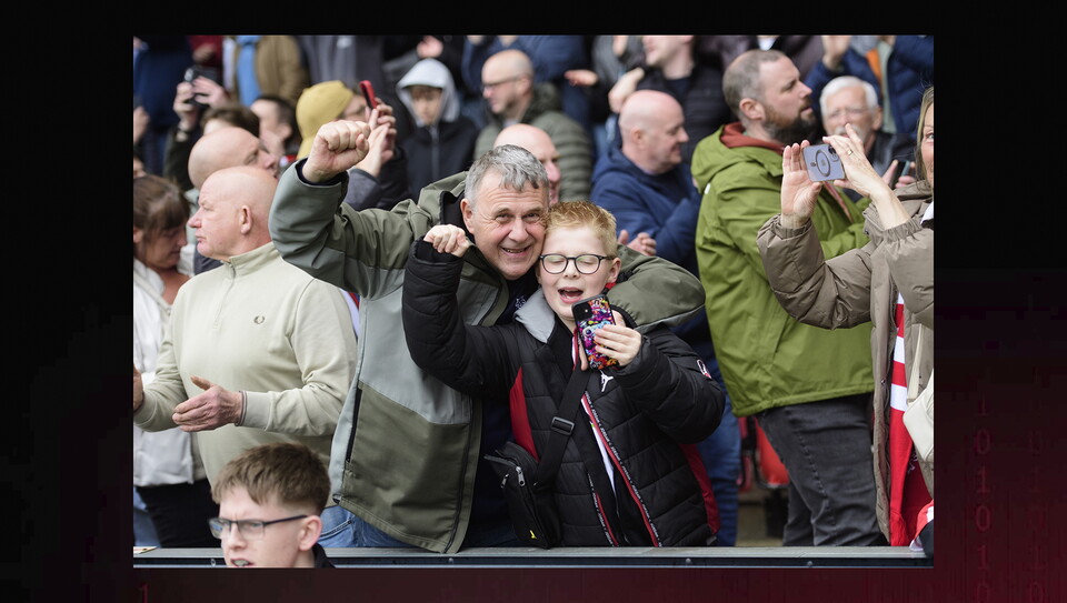 A fans photo from City’s 1-0 home win over AFC Wimbledon