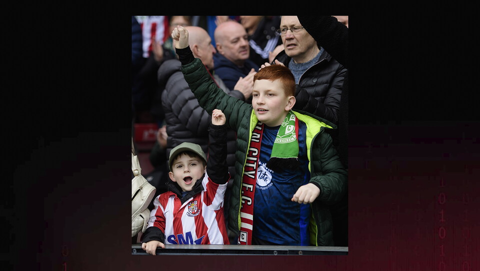 A fans photo from City’s 1-0 home win over AFC Wimbledon