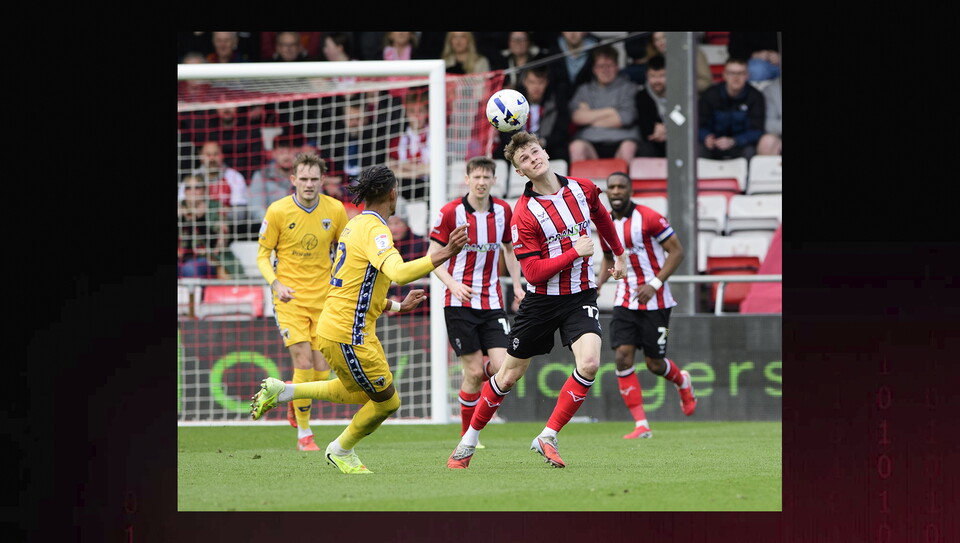 A match photo from City’s 1-0 home win over AFC Wimbledon