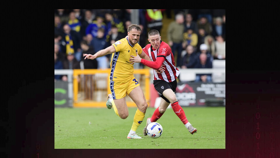 A match photo from City’s 1-0 home win over AFC Wimbledon
