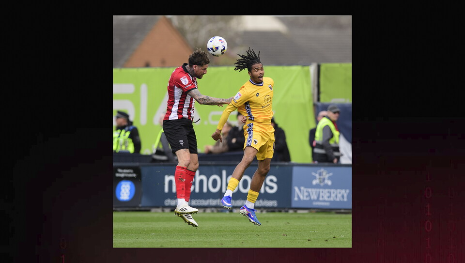 A match photo from City’s 1-0 home win over AFC Wimbledon