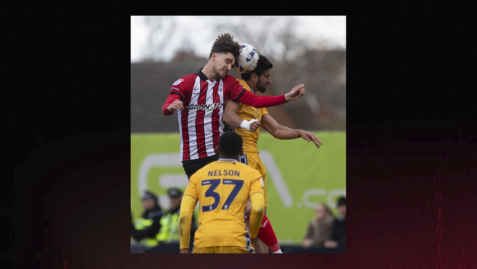 A match photo from City’s 1-0 home win over AFC Wimbledon