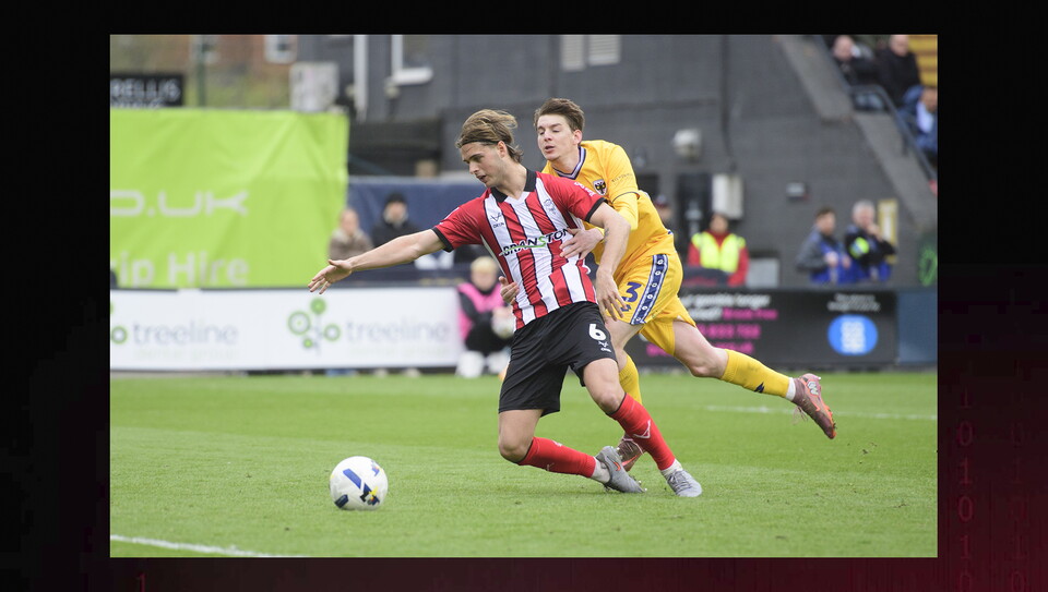 A match photo from City’s 1-0 home win over AFC Wimbledon