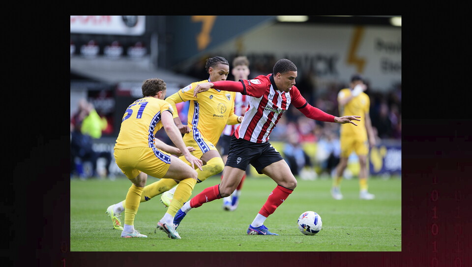 A match photo from City’s 1-0 home win over AFC Wimbledon
