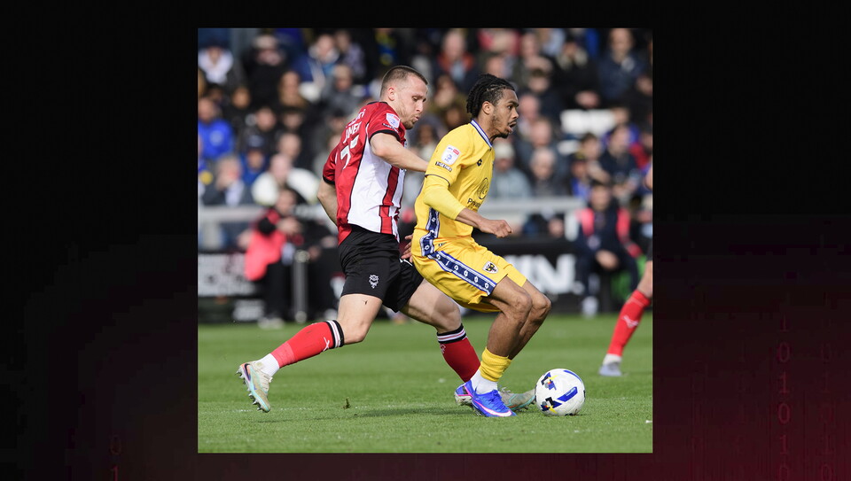 A match photo from City’s 1-0 home win over AFC Wimbledon