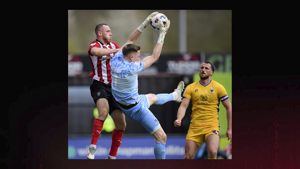 A match photo from City’s 1-0 home win over AFC Wimbledon