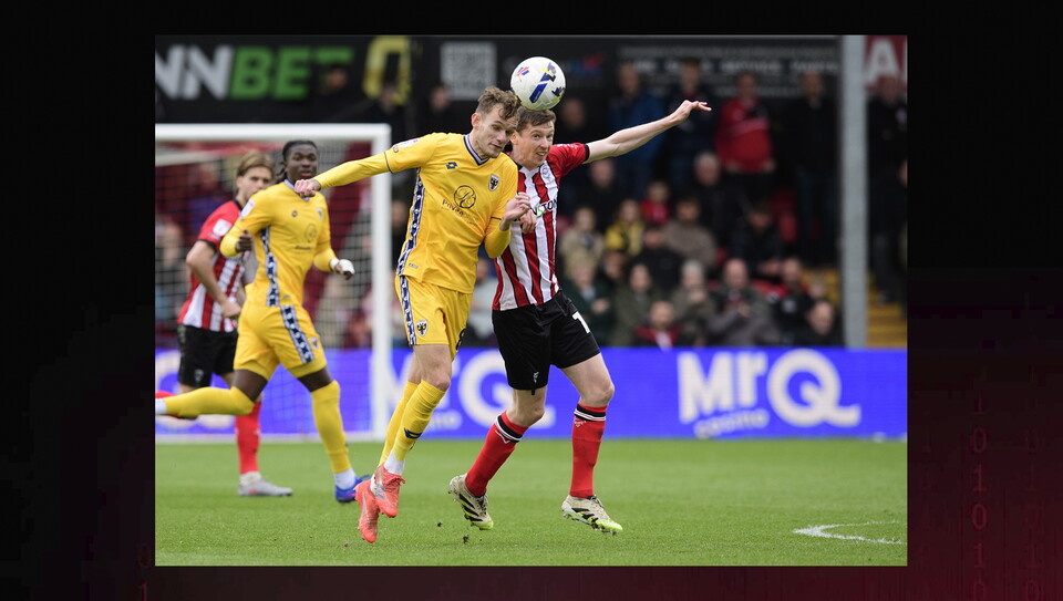 A match photo from City’s 1-0 home win over AFC Wimbledon