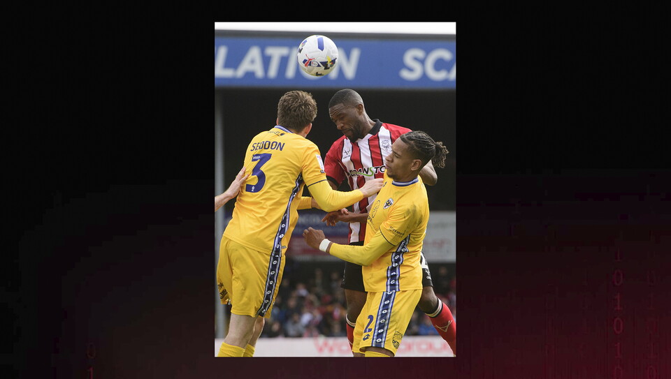A match photo from City’s 1-0 home win over AFC Wimbledon