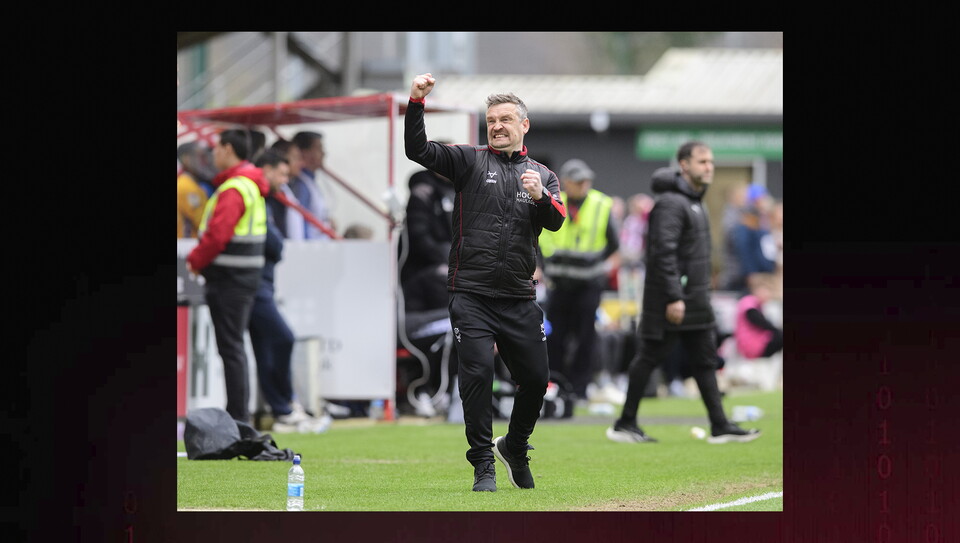 A match photo from City’s 1-0 home win over AFC Wimbledon