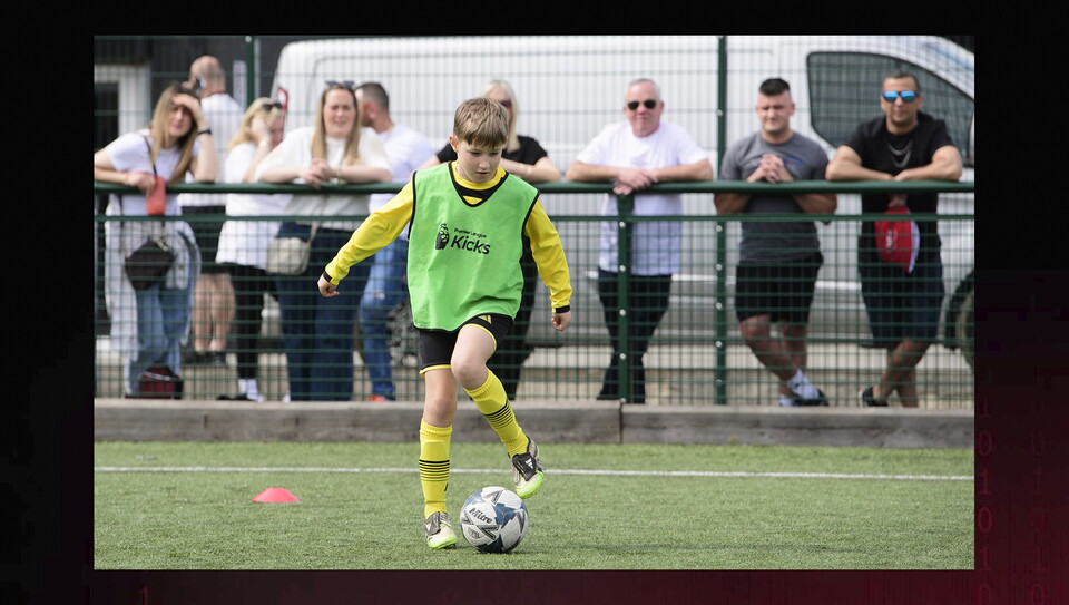A match photo from City’s 4-3 win over Wycombe Wanderers 