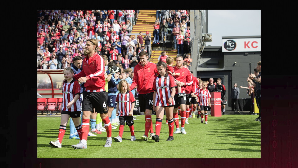 A match photo from City’s 4-3 win over Wycombe Wanderers 