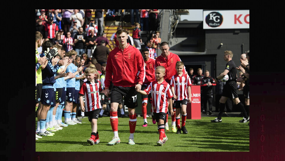 A match photo from City’s 4-3 win over Wycombe Wanderers 