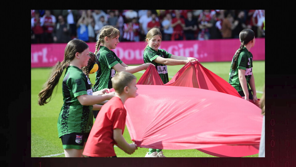 A match photo from City’s 4-3 win over Wycombe Wanderers 