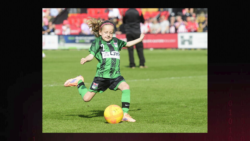 A match photo from City’s 4-3 win over Wycombe Wanderers 