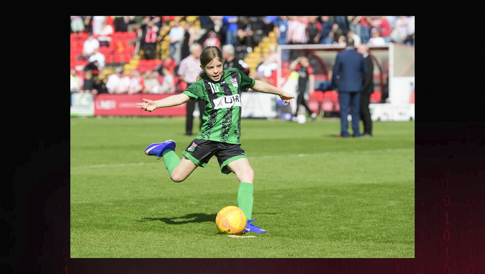 A match photo from City’s 4-3 win over Wycombe Wanderers 