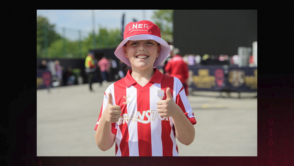 A fans photo from City’s 4-3 win over Wycombe Wanderers 