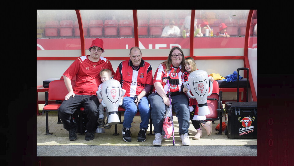 A fans photo from City’s 4-3 win over Wycombe Wanderers 