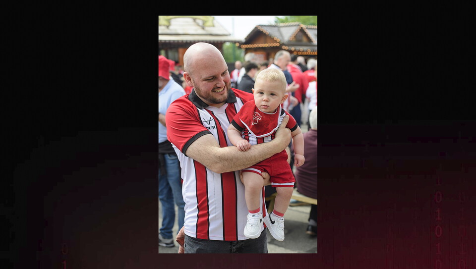 A fans photo from City’s 4-3 win over Wycombe Wanderers 