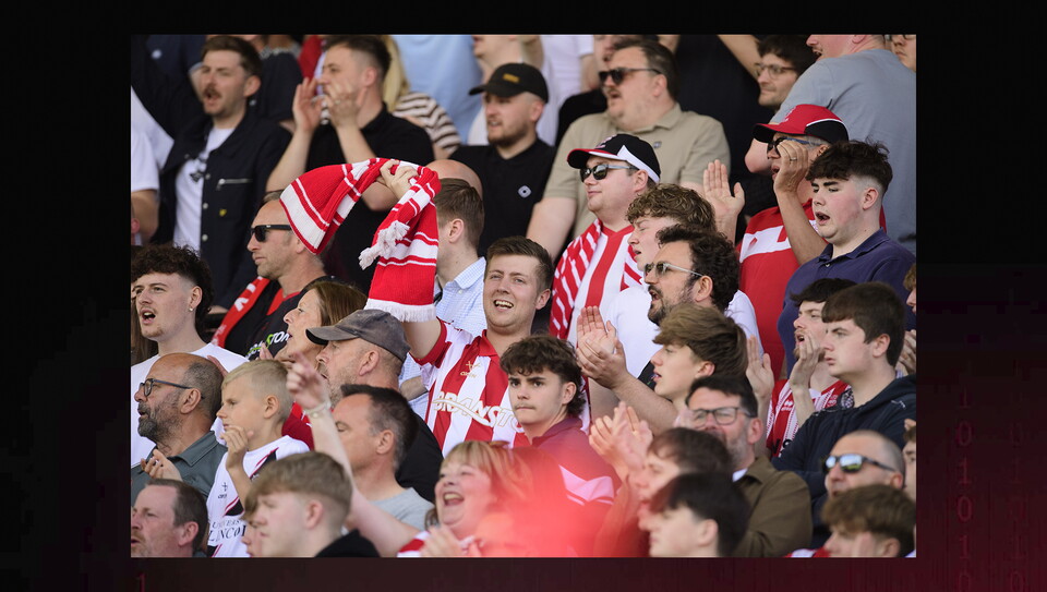 A fans photo from City’s 4-3 win over Wycombe Wanderers 