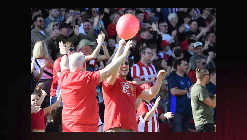 A fans photo from City’s 4-3 win over Wycombe Wanderers 