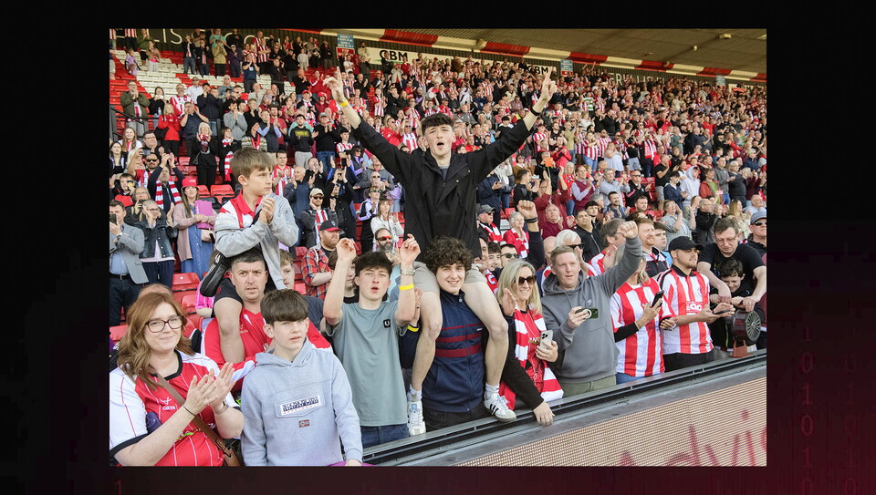 A fans photo from City’s 4-3 win over Wycombe Wanderers 