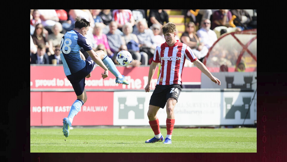 A match photo from City’s 4-3 win over Wycombe Wanderers 