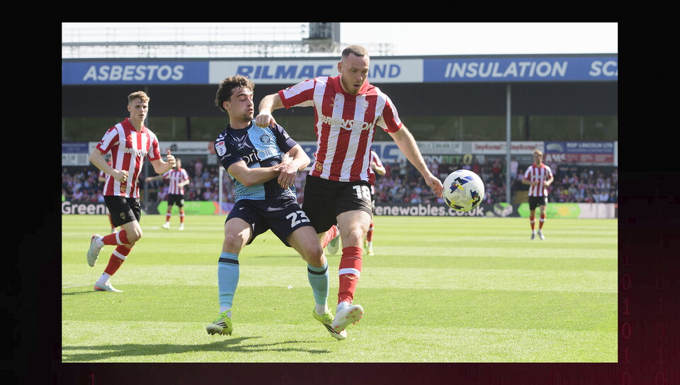 A match photo from City’s 4-3 win over Wycombe Wanderers 