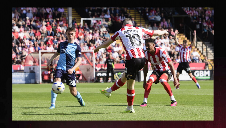 A match photo from City’s 4-3 win over Wycombe Wanderers 